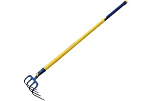 Outils Perrin Croc de Jardin à Douille Emmanché Composite Trigripp Pomme 110, 4 Dents, 21cm Largeur