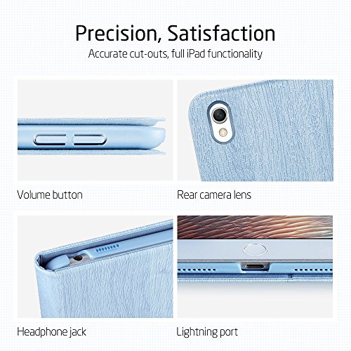 iPad Pro 10.5 Hülle, ESR® Auto aufwachen / Schlaf Funktion und Einstellbarem Blickwinkel Funktion Schutzhülle für iPad Pro 10.5 (Klarer Himmel) - 5