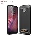 Produktbild Motorola Moto Z3 Play Hülle Case Tasche Kohlefaser Ultra-dünne Slim Silikon/ Gummi Case Leicht TPU Ultra Thin Soft Stoßfest Shockproof Staubdicht Schutzhülle Covers Sleeve Leder für Moto Z3 Play