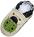 Carozoo Ladybug Cream Soft Sole Leather Baby Toddler Infant Kids Shoes Slippers Booties 6-12M