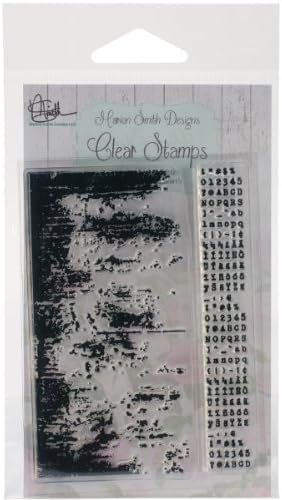 Marion Smith Designs MS101060 Clear Stamp, 3-Inch x 4-Inch, Textured Edges