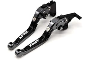 YANG HUA CNC pieghevole allungabile moto leve freno frizione per YAMAHA TMAX 2001-2019 (titanium, tmax 2008-2019)