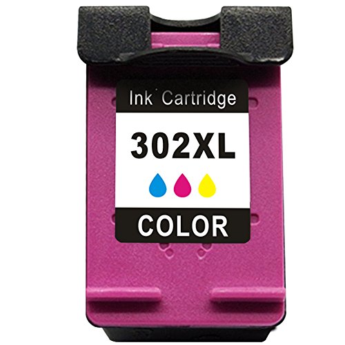 Inmax 302XL Tintenpatronen kompatibel für HP Deskjet 3630 302XL Ersatz für HP Deskjet 3636 Officejet 3831 OfficeJet 4655 Envy 4525(1 Schwarz +1 Tri-color ) - 2