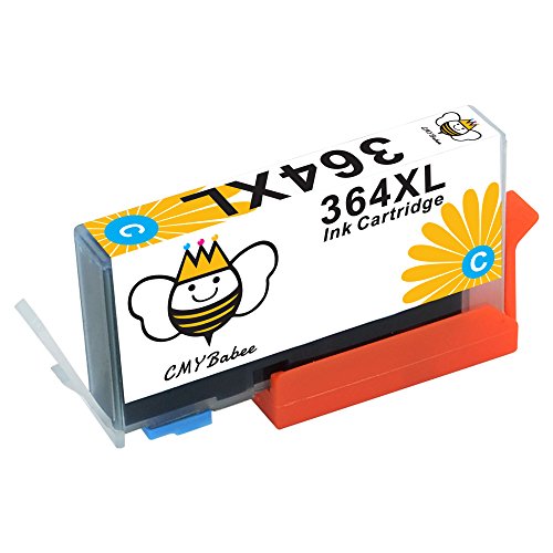 CMYBabee 5er Pack Hohe Ausbeute Ersatz für Epson tintenpatronen 364 XL druckerpatronen 364XL Mit neuem Chip Combo Pack Kompatibel für HP Deskjet 3524 3070A 3520 3522 Photosmart 7510 7520 5510 5510 6510 6520 5511 5512 5514 5515 5520 5522 5524 6512 6515 7515 B8550 B8558 B110c B010a C5370 C5383 C5388 C6324 C6380 D5460 D7560 C310a C410a B209a B210a Drucker (2 Schwarz, 1 Blau, 1 Rot, 1 Gelb) Multi-Pack - 4