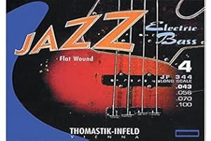 THOMASTIK-INFELD Thomastik single string A .070 steel core, nickel flat wound short scale 32" JF32070 for electric bass jazz set JF324