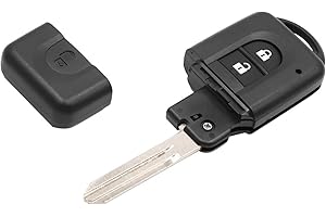 TUCKBOLD 2 Button Key Fob Remote Case and Uncut Key for Nissan Micra Xtrail Automotive Parts