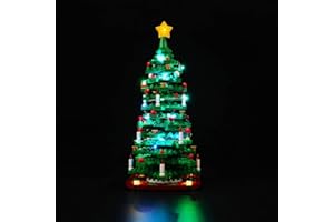LOCOLEE Led Light Kit for Lego Christmas Tree, Led Lighting Set for Lego 40573 Christmas Tree - Not Include Models, Just Light Set(Standard Version)
