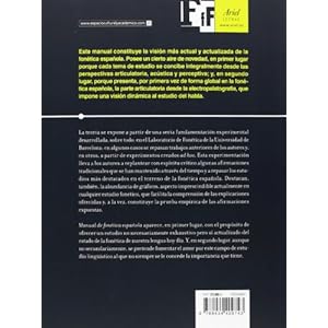 Manual de fonética española : articulaciones y sonidos del español (Ariel Letras)