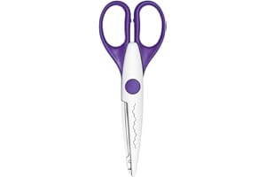 EFCO WEDO 771907 Kreativschere (mit Barockschnitt, 16 cm große) griffe violett, 1800607, farbe