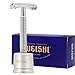 Produktbild Doppelklingen Rasier hobel Sicherheit Schmetterling mit langem Griff Rasierer Set RIVERLAKE H3 Stabiler Griff für komfortable Nassrasur Erhalten Sie die glatteste Rasur ohne Hautreizung Das perfekte Geschenk für Ihn