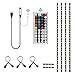 Produktbild CHshe Flexibles Lichtleiste - 4Pcs 50Cm Farbwechsel Smd 5050 Rgb Leds Streifenlicht Tv-Hintergrundbeleuchtung Licht Mit 44-Tasten Ir Fernbedienung