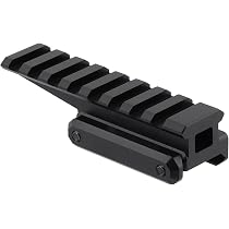 Monture Rifle Riser Dophee QD 5 Fentes - Base Pour Rail Picatinny/Weaver 20mm
