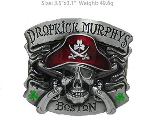 LKMY 3D Skull And Sword Belt Buckle,Outdoor Tactical Danger Skull Thicken Belts Buckle(Skull6)