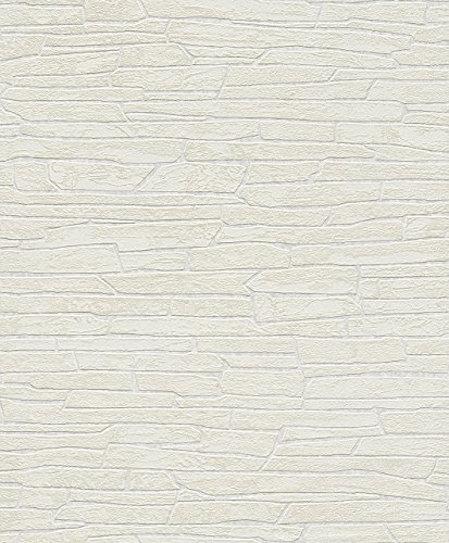 Rasch Tapeten VliesTapete Kollektion Steine und Hölzer, grau, 428834