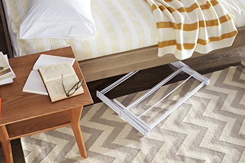 AmazonBasics Klappbarer Wäscheständer, Weiß - 7