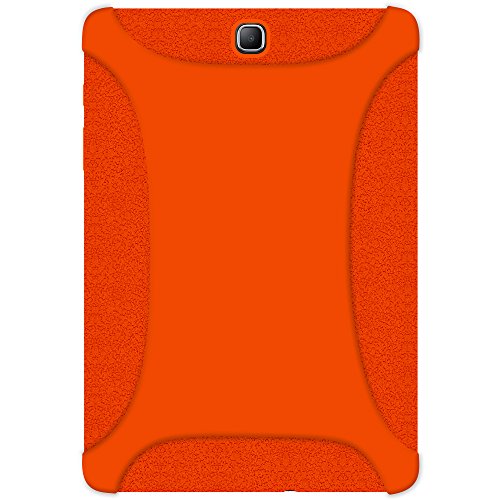 Amzer Exklusive Silikonhülle für 9,7 Zoll) Samsung Galaxy Tab (A T550/SM-T555, P550, Orange