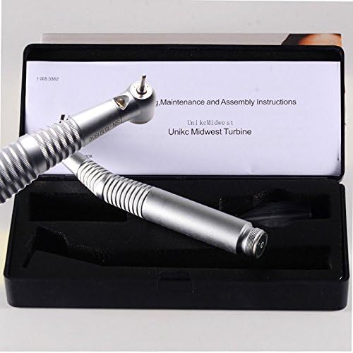 Dental High Speed Fiber Optic LED Handpiece Push Button 3 Spray 2 Holes Fit Kavo