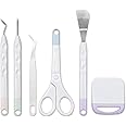 Tazweeq Craft Vinyl Weeding Tools Set, 5 PCS Weeding Tool Set, Basic Craft Removal Kit, Hand Carving Tool Set, Weeding Kits for Cricut, Silhouette, Siser, Lettering, Scrapbooking, Cutting