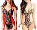 Special Offer- Bomshel Women Pack of 2 Nightwear Lingerie Red-Black and Tiger Print RS.399.00