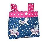  Lenkertasche Einhörner (blau)