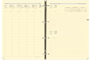 Quo Vadis - Wkład organizera - 2024-2025 - Timer 29 Prestige - Planowanie tygodniowe - Francuski - 16 miesięcy od września do grudnia - 21x29,7 cm - Papier Clairefontaine Ivory - Wyprodukowano we