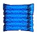 Produktbild DUNDUNGUOJI DUNDUNGUOJI Cushions Summer Cooling Kissen Wasser Ice Pad Car Seat Kissen Kühlen Tiere Artifact Wasser Injizieren Eisbahn 36x36cm/Blaue Blume