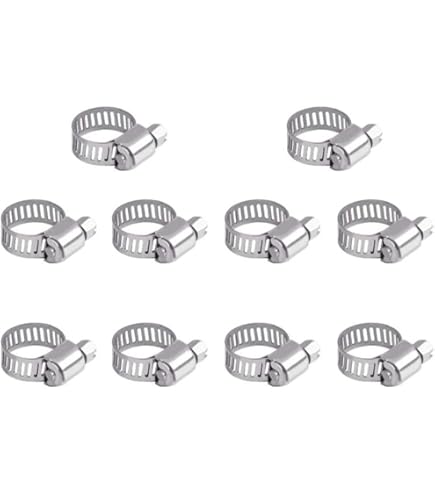 Collier De Serrage Tuyau Colliers De Serrage Acier Inoxydable 23-25 Mm - Lot De 3 - Pour échappement Moto/voiture Colliers Tuyau 23-25mm Anti-rouille