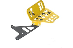 JANICE Z125ma Upper Headlight Luggage Carry Top Rack Compatible with MONKEY 125 2018-2024 DAX 125 ST125 2018-2024 Cargo Racks front Storage Bag plate Gold