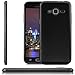 Produktbild zanasta Samsung Galaxy J3 (2016) Hülle, Premium Schutzhülle Soft Flex Silikon Carbon Case TPU Slim Cover Handyhülle | Metallic Schwarz