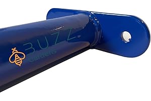 BUZZ GARDENS PULL UP GYMNASTICS CALISTHENICS Powder Coated Metal Monkey Bars Ladder Rungs (900mm, Blue)