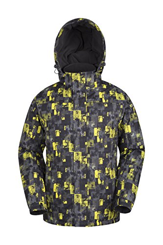 Mountain Warehouse Chaqueta de esquí Estampada Shadow para Hombre Amarillo S
