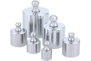 TONGUK Precision Scales Calibration Weight Kit 205g Chrome Calibration Weight for Digital Scales 5g 10g 20g 50g 100g 6-Piece Set