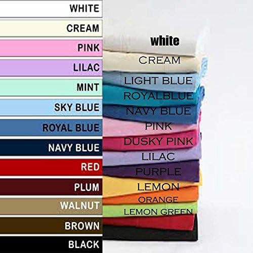 Crazypriceuk PAIR OF PILLOWCASES PILLOW CASES SET 65X65CM (26"X26") (Royal Blue)