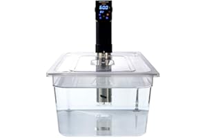 SOUSVIDETOOLS Sous-Vide-Container, 20 l, aus Polycarbonat, mit passendem Deckel für den The Polyscience Chef-Serie Sous-Vide-Kocher