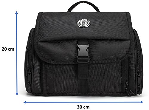 FEDER Kulturbeutel Comfort | Große Reise-Kulturtasche zum Aufhängen | Waschtasche mit vielen Fächern - 9