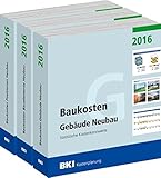 Image de Kombipaket: BKI Baukosten Neubau 2016 Teil 1+2+3: Statistische Kostenkennwerte Gebäude, P