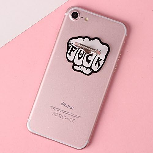 360 degree rotation Multi-function Cell Phone Holder Pop cellular phone bracket Socket Universal Expanding Stand Grip hands Mount for Smartphones and Tablets - fist(fuck)