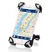 Produktbild FLY Bike Phone Holder Mount, Universal Einstellbare Fahrrad iPhone Mount Einstellbare Eagle Claw Cradle Clamp für Passt für 3,5 bis 7 Zoll GPS iPhone Samsung und andere Smart Devices