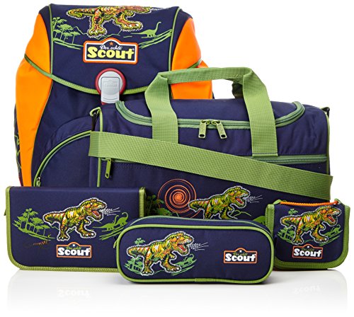 Preisvergleich Produktbild Scout - Alpha - Schulranzen Set 5 tlg. - Dino Expedition