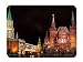 Produktbild Moscow Russia Red Square State Historical Museum Night - Customized Rectangle Non-Slip Rubber Mousepad Gaming Mouse Pad 8.6"x7.1"(22cmx18cm)