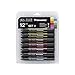 Produktbild Winsor & Newton 0290023 ProMarker (Professioneller Layoutmarker - 2 Spitzen, fein und breit für Zeichnungen, Design und Layouts) 12 Farben - Set