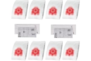 SHIXINYUG Miele FJM Vacuum Bag Replacement 3D Efficiency FJM Vacuum Cleaner Bags,Miele Hoover Bags Compact C3 C2 C1 9917710 S700 S500 S4000 and S6000 Series Vacuums Cleaners