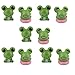Generic 10pcs Toy Dollhouse Bonsai Garden Landscape Little Cartoon Frog Decor RS.210.00