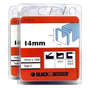 Boîte De 1000 Agrafes 3/8 Pour Pistolet Black & Decker 97-002 - Neuf