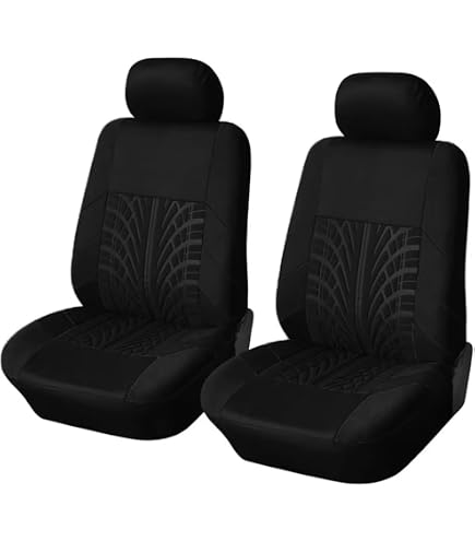 Housse Siège Auto Fiat Panda/Grande Panda/Hybrid – 2 Pièces Avant, Polyester, Antidérapante, Bleue