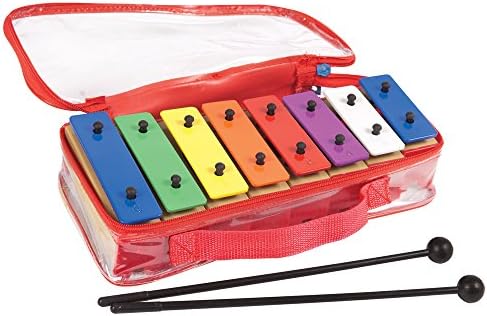 Performance Percussion PP3233 8 Notes Coloured Chime Bars with Bag