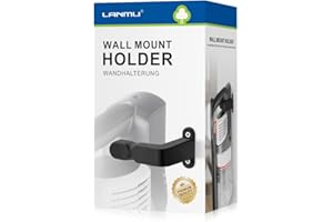 LANMU Staubsauger Wandhalterung Halterung kompatibel mit Shark IZ Serie z.B. IZ201EU, IZ300EU, IZ320EUT, Stratos IZ420EUT, IZ400DE, Dyson V10 V11 V12 V15, Levoit Akku Staubsauger mit Tierhaardüse