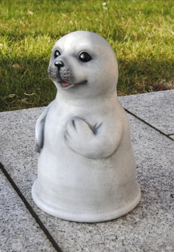 Zaunhocker, Zaungast, Zaungucker, Tier, Seelöwe, Seehund, Maritim, Deko - 3