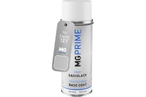 MG PRIME Billack sprayburk för Toyota 1E7 Silver Mica Metallic