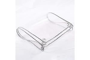 AMSXNOO Abdeckplane wasserdichte Transparente Plane mit ösen, Wetterfest Reißfest Vordächer, PVC Allzweckplane für Gartenmöbel Pflanzen Gewächshaus Pet Hutch Dach Pavillon(2.4X4M)